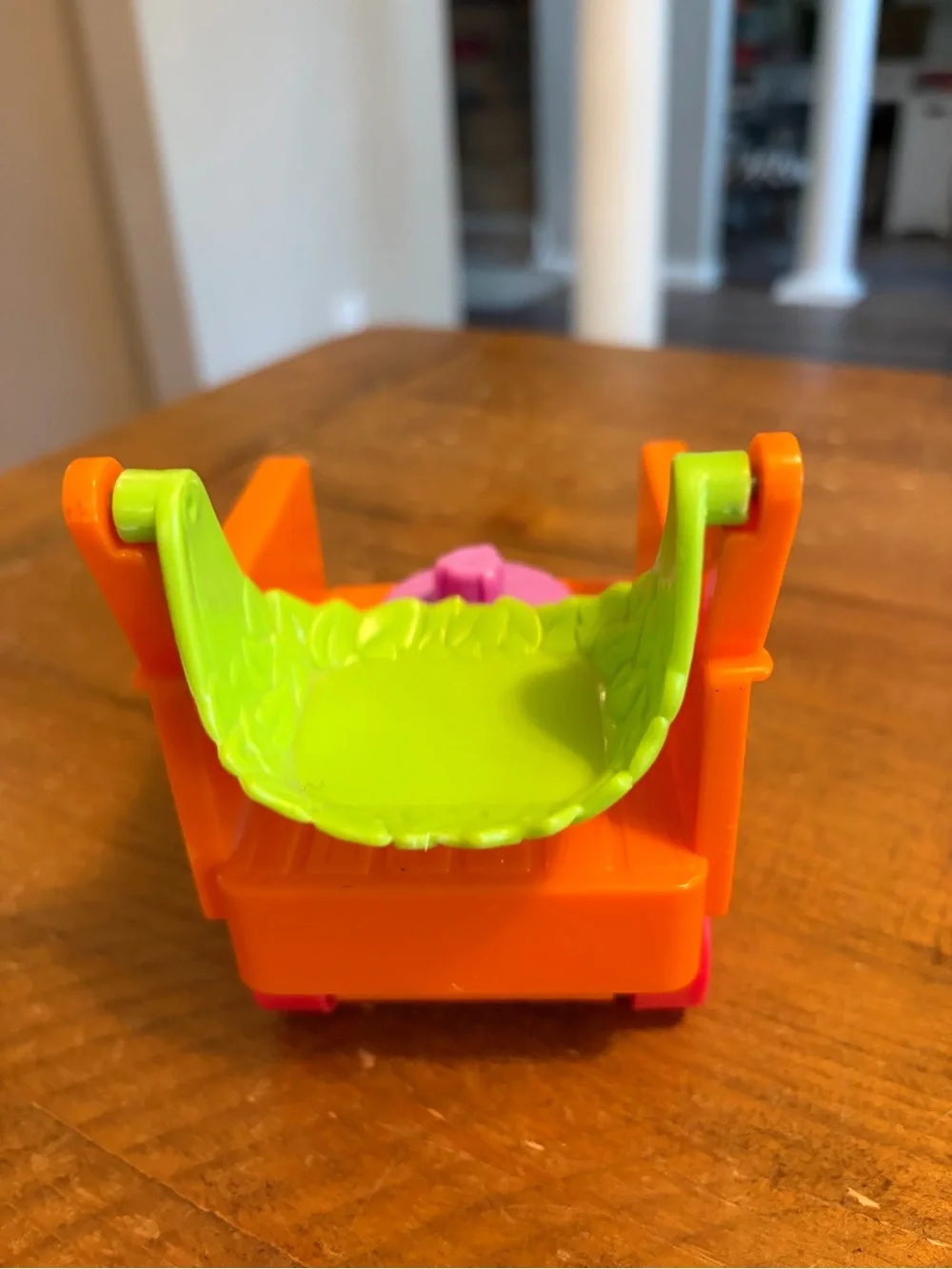 Fisher Price Little People orange zoo/safari train car as is